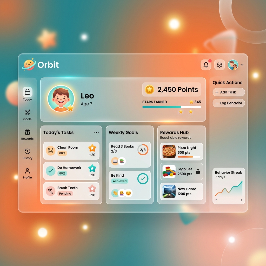 Orbit Dashboard Interface Preview